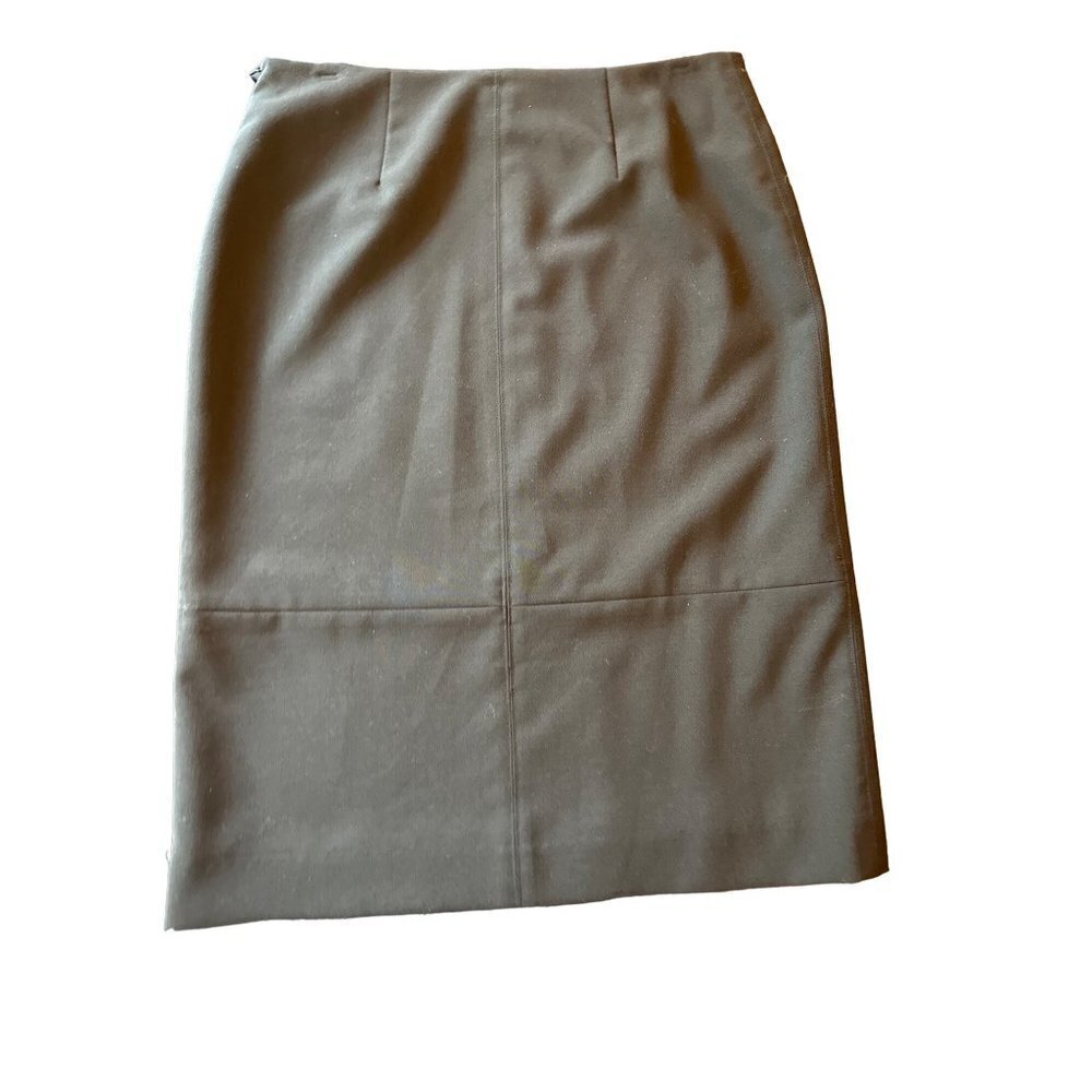Club Monaco Black Wool Blend‎ Pencil Skirt Size 4